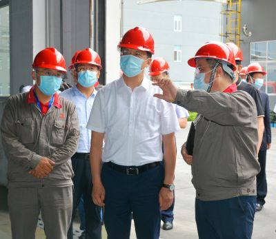 落实防汛工作 筑牢安全防线|潍坊市委书记惠新安调研山东利国国际老牌w66药业防汛及汛期企业安全生产工作